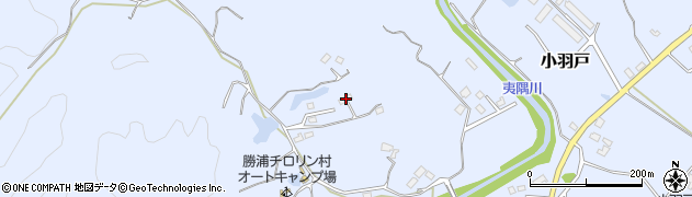 千葉県勝浦市小羽戸516周辺の地図