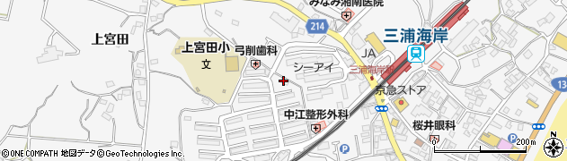 上宮田団地第一公園周辺の地図