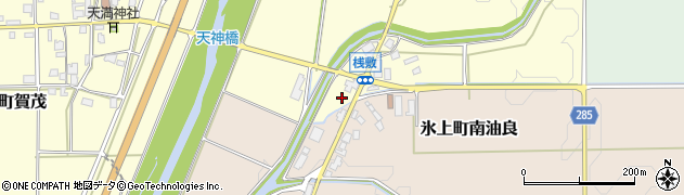 兵庫県丹波市氷上町桟敷481周辺の地図