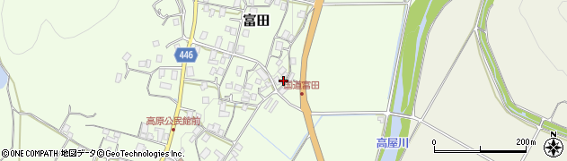 京都府船井郡京丹波町富田川原38周辺の地図