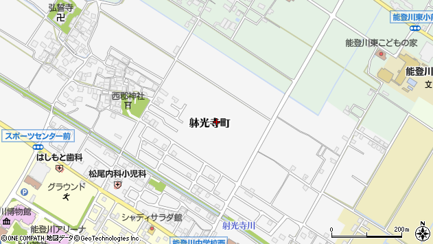 〒521-1205 滋賀県東近江市躰光寺町の地図