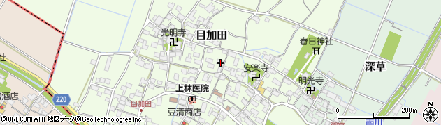 滋賀県愛知郡愛荘町目加田908周辺の地図