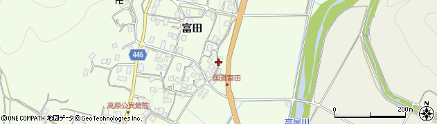 京都府京丹波町（船井郡）富田（川原）周辺の地図