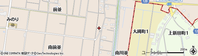 愛知県愛西市早尾町前並208周辺の地図