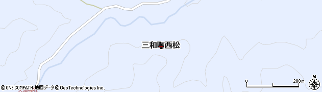 京都府福知山市三和町西松周辺の地図