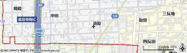 愛知県あま市甚目寺（須原）周辺の地図