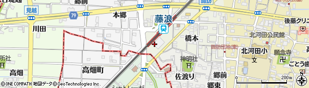 ゲンキー株式会社　藤浪店周辺の地図