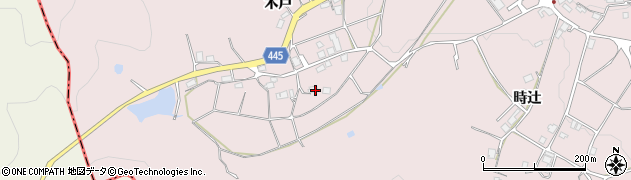 京都府南丹市日吉町上胡麻（木戸脇）周辺の地図