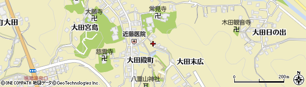 島根県大田市大田町（大田末広）周辺の地図