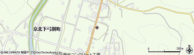 京都府京都市右京区京北下弓削町（勝山）周辺の地図