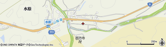 京都府京丹波町（船井郡）水原（前垣内）周辺の地図