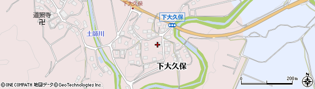 京都府船井郡京丹波町下大久保久保地周辺の地図