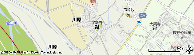 了教寺周辺の地図