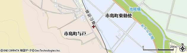 兵庫県丹波市市島町与戸578周辺の地図
