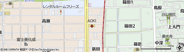 愛知県津島市蛭間町新田425周辺の地図