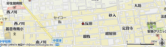愛知県あま市中萱津五反田31周辺の地図