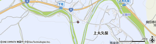京都府京丹波町（船井郡）上大久保（橋元）周辺の地図