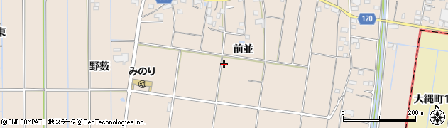 愛知県愛西市早尾町前並162周辺の地図