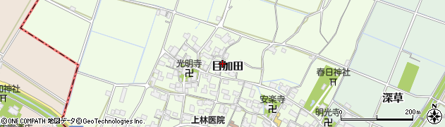 滋賀県愛知郡愛荘町目加田2048周辺の地図