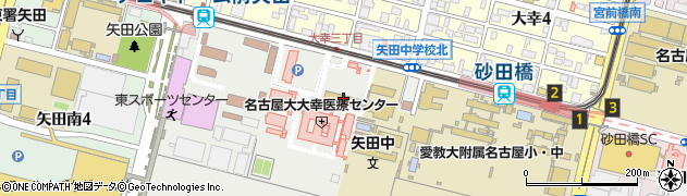 名古屋大学医学部保健学科庶務掛周辺の地図