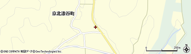 京都府京都市右京区京北漆谷町（川西）周辺の地図