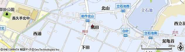 愛知県長久手市岩作隅田35周辺の地図