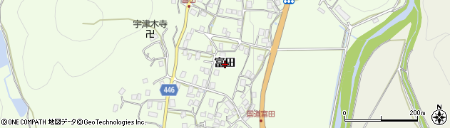 京都府京丹波町（船井郡）富田周辺の地図