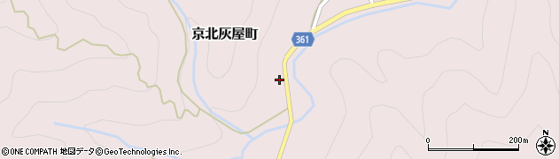 京都府京都市右京区京北灰屋町（段ノ本）周辺の地図