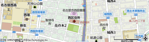 名古屋市西区訪問看護ステーション周辺の地図