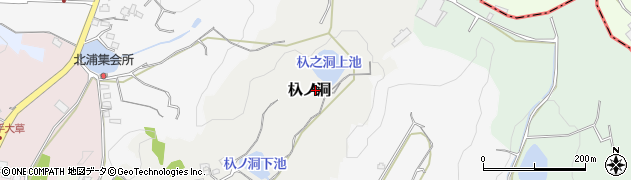 愛知県長久手市杁ノ洞周辺の地図