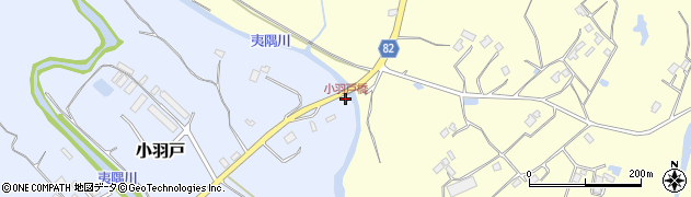 小羽戸橋周辺の地図