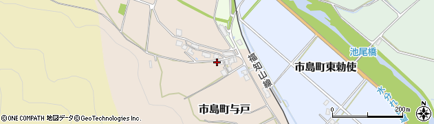 兵庫県丹波市市島町与戸577周辺の地図