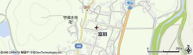 京都府船井郡京丹波町富田タカヤ11周辺の地図