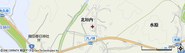 京都府船井郡京丹波町水原北垣内15周辺の地図