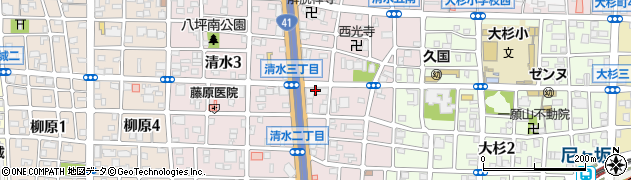 中日信用金庫柳原支店周辺の地図