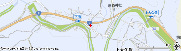 京都府船井郡京丹波町上大久保下地2周辺の地図