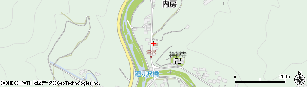富士宮警察署内房警察官駐在所周辺の地図