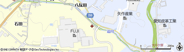 愛知県豊田市迫町（戸尻）周辺の地図