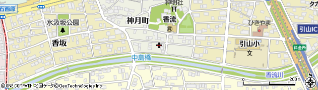 愛知県名古屋市名東区神月町1010周辺の地図
