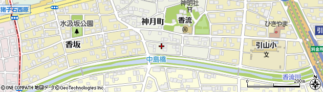 愛知県名古屋市名東区神月町1004周辺の地図