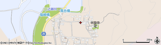 三重県いなべ市北勢町塩崎周辺の地図