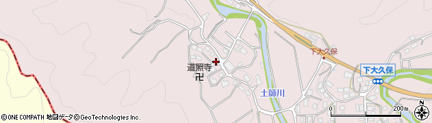 京都府船井郡京丹波町下大久保ダン周辺の地図