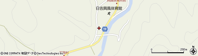京都府南丹市日吉町田原（渕谷口）周辺の地図