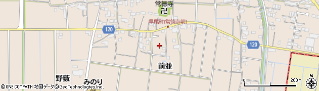 愛知県愛西市早尾町前並82周辺の地図
