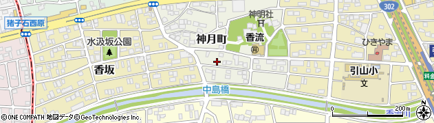 愛知県名古屋市名東区神月町1118周辺の地図