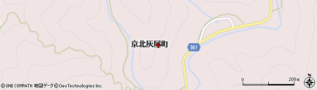 京都府京都市右京区京北灰屋町周辺の地図