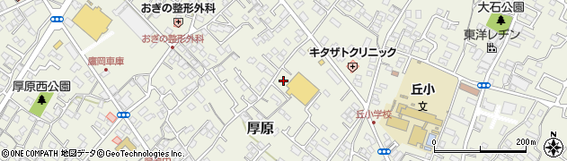 肉のくわばら　富士厚原店周辺の地図