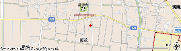 愛知県愛西市早尾町前並68周辺の地図
