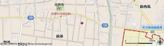 愛知県愛西市早尾町前並28周辺の地図