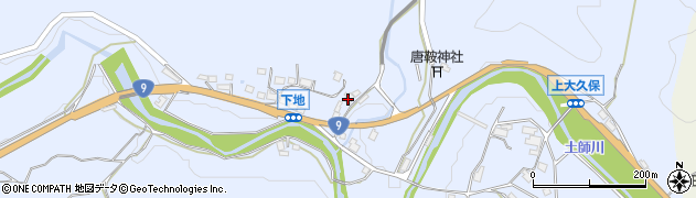 京都府船井郡京丹波町上大久保下地49周辺の地図